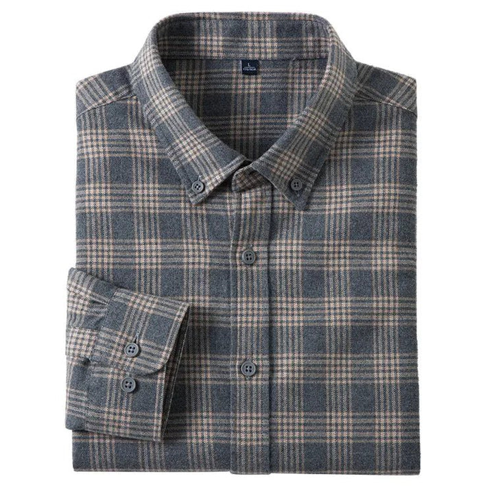 Chemise à carreaux en flanelle