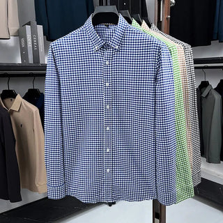 Chemise rétro décontractée à carreaux