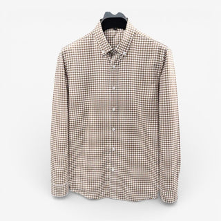 Chemise rétro décontractée à carreaux