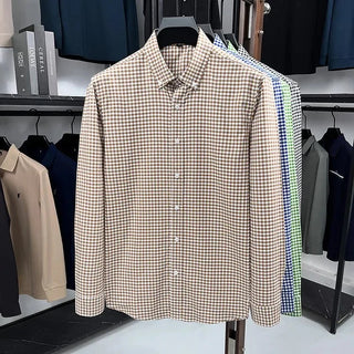Chemise rétro décontractée à carreaux