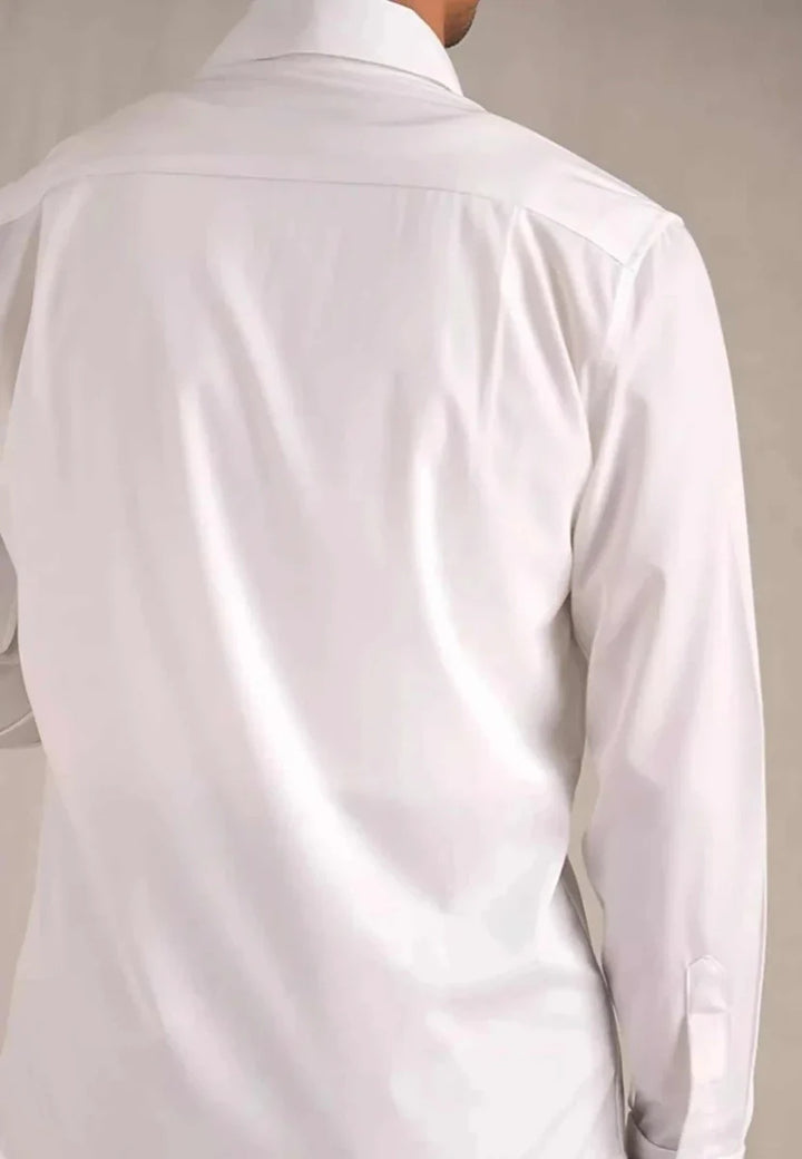 Chemise de smoking festive à manches longues