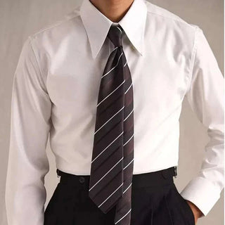 Chemise de smoking festive à manches longues