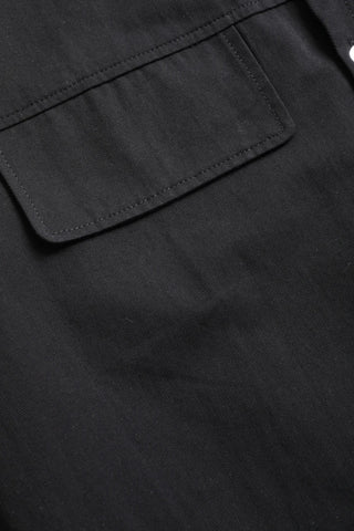 Surchemise en coton à manches longues et doubles poches