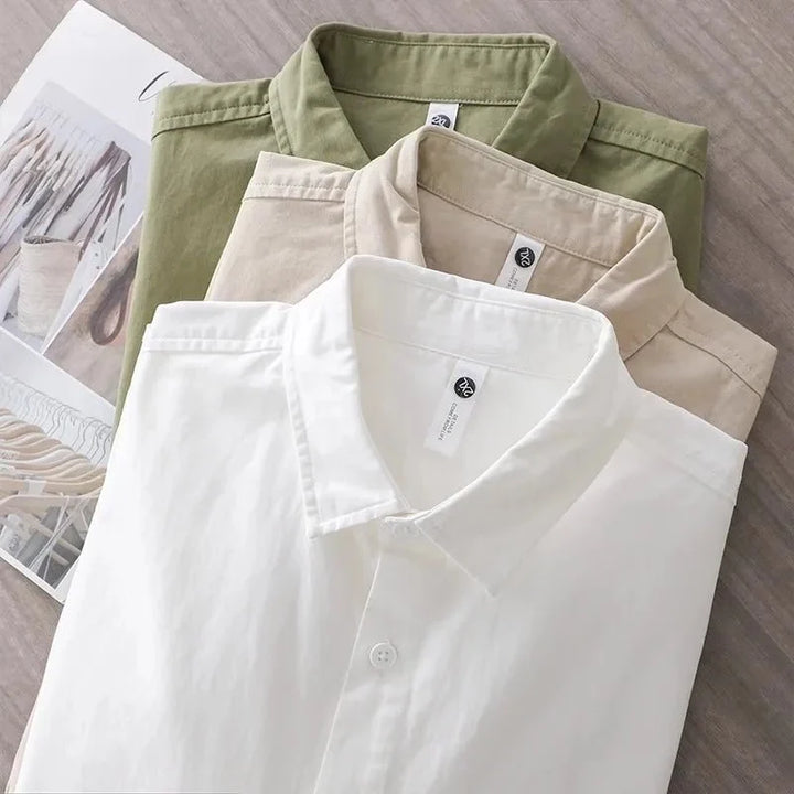 Chemise polyvalente en twill de coton