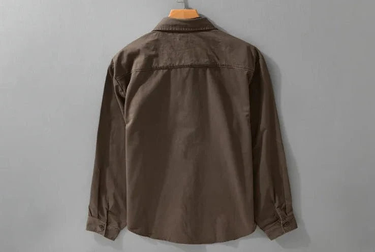Surchemise rétro doublée à carreaux