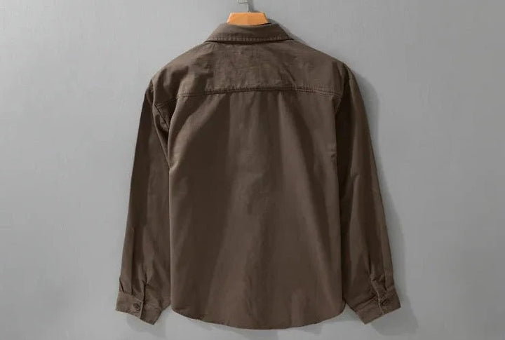 Surchemise rétro doublée à carreaux