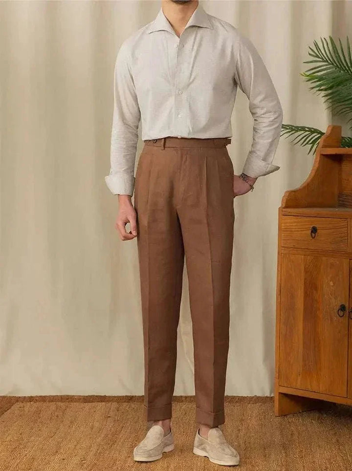 Chemise décontractée à col monobloc et manches longues