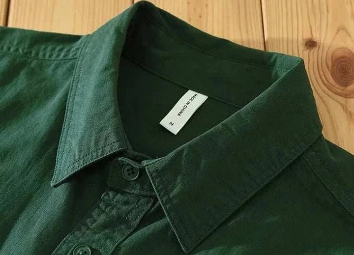 Chemise décontractée de printemps en pur coton