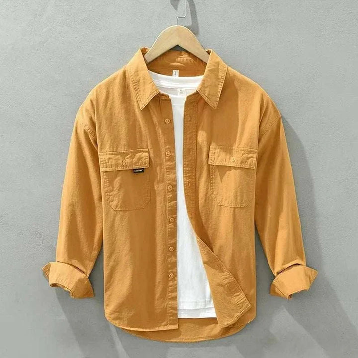 Chemise décontractée de printemps en pur coton