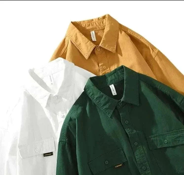 Chemise décontractée de printemps en pur coton