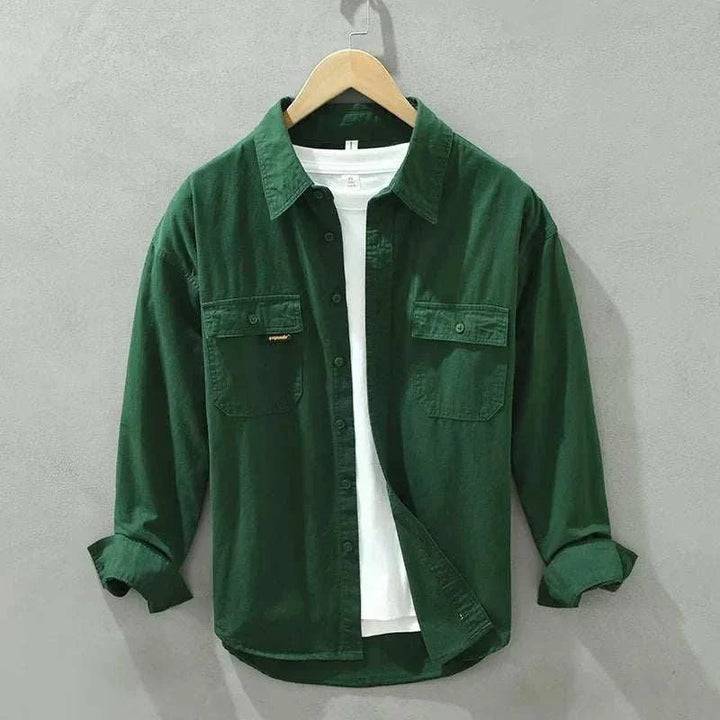 Chemise décontractée de printemps en pur coton