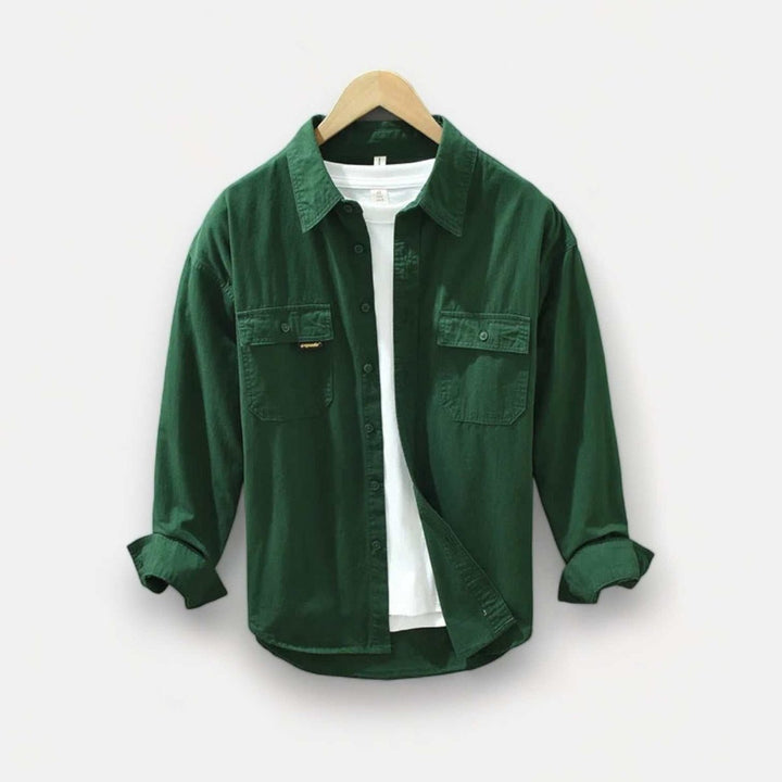 Chemise décontractée de printemps en pur coton