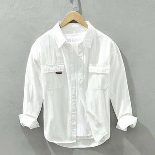 Chemise décontractée de printemps en pur coton