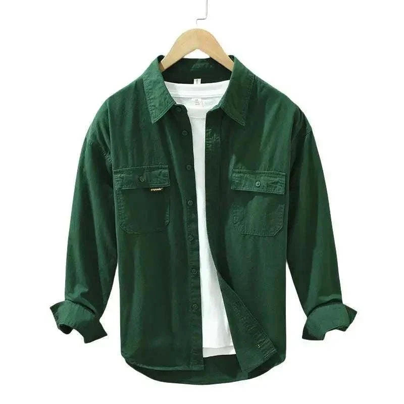 Chemise décontractée de printemps en pur coton