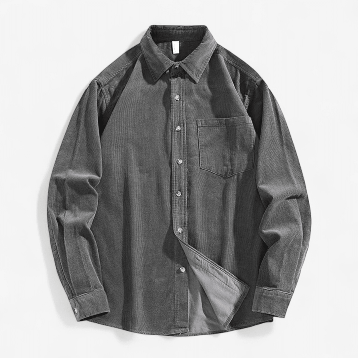 Chemise américaine rétro à manches longues