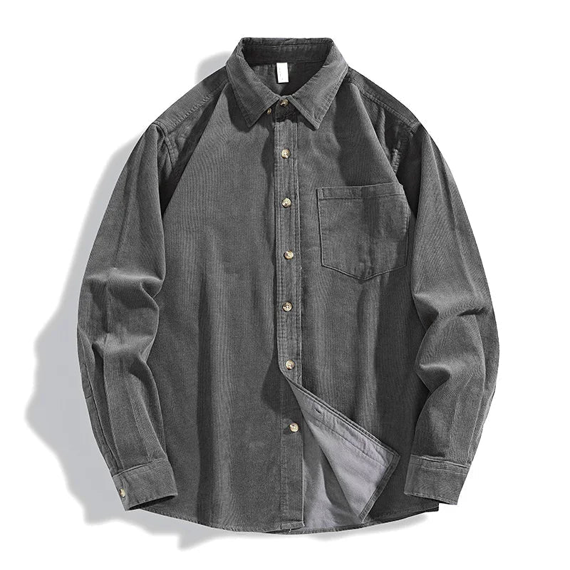 Chemise américaine rétro à manches longues