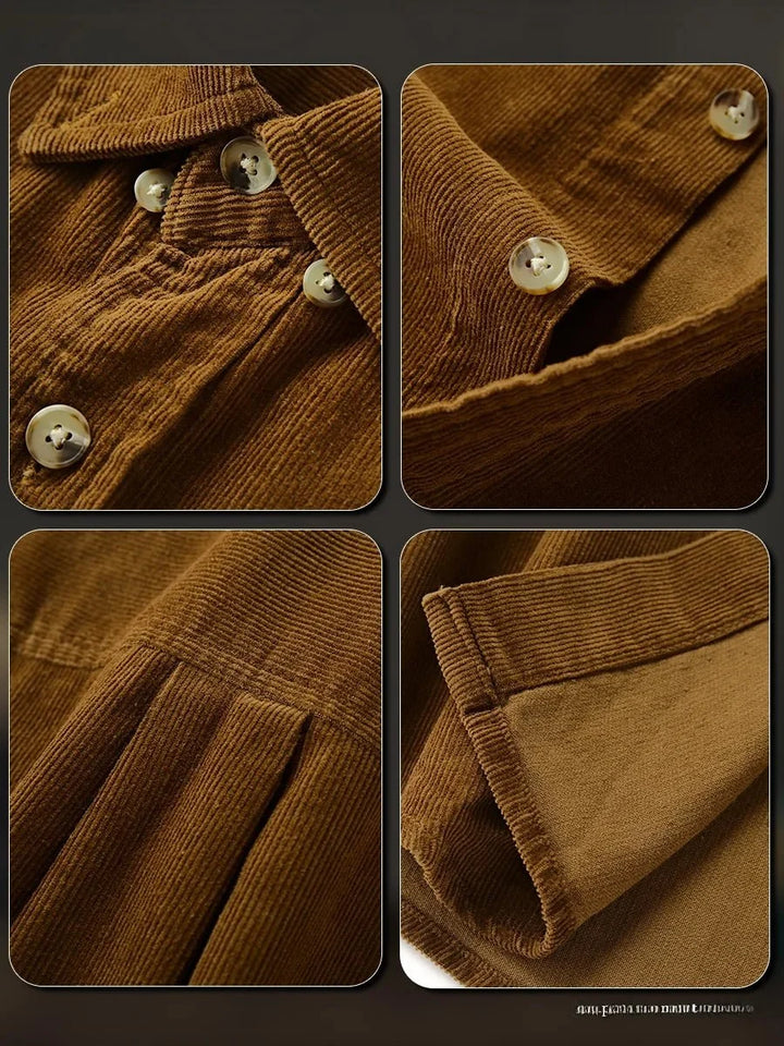 Chemise américaine rétro à manches longues