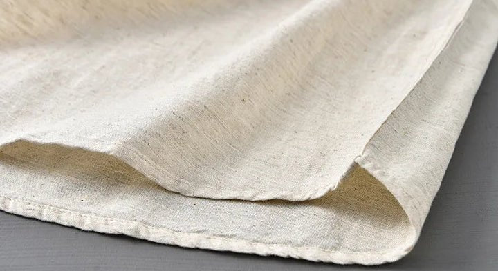 Chemise décontractée en coton et lin coupe ample