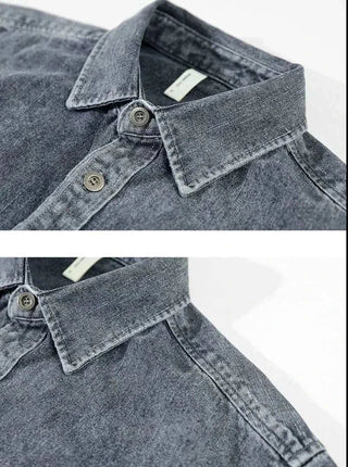 Chemise vintage rétro en denim