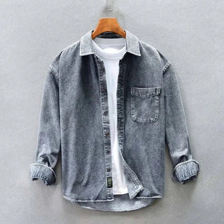 Chemise vintage rétro en denim