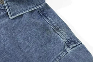 Chemise vintage rétro en denim