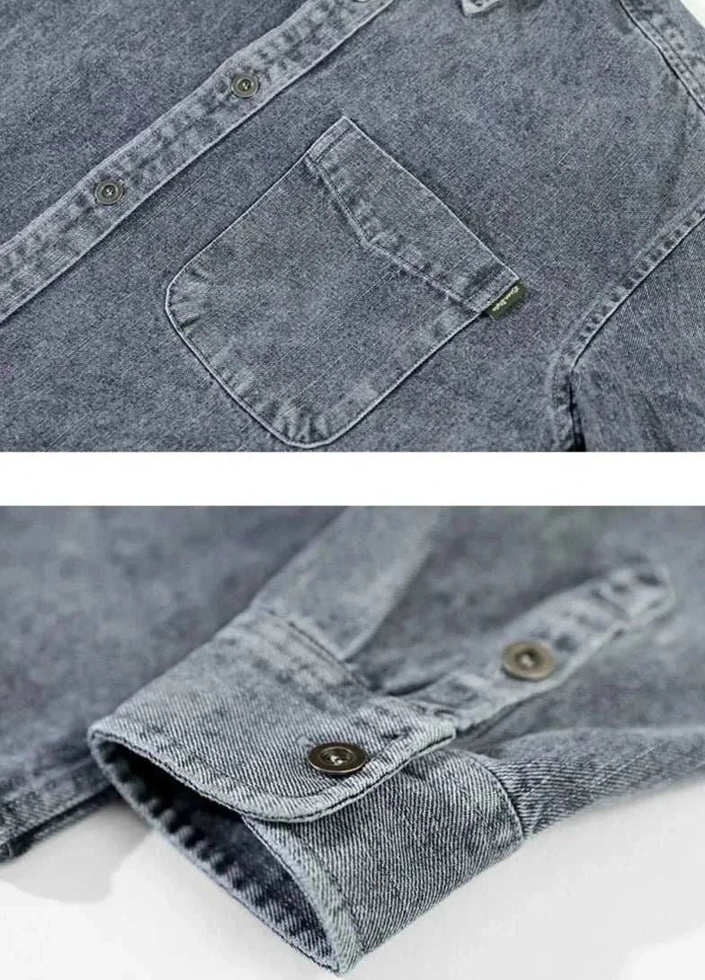 Chemise vintage rétro en denim