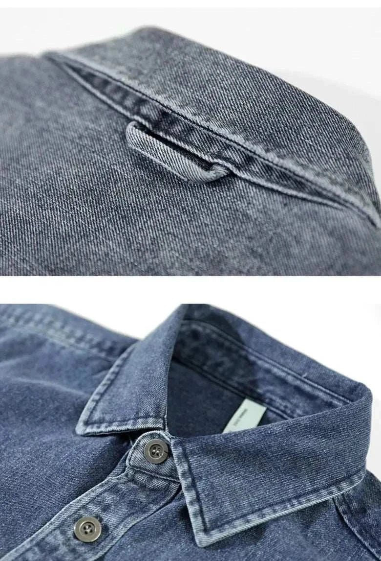 Chemise vintage rétro en denim