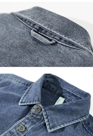 Chemise vintage rétro en denim