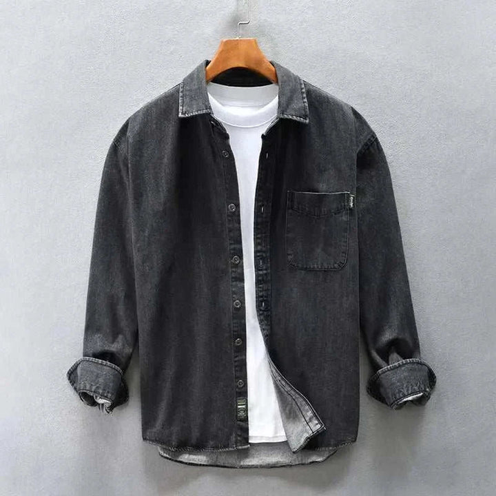 Chemise vintage rétro en denim