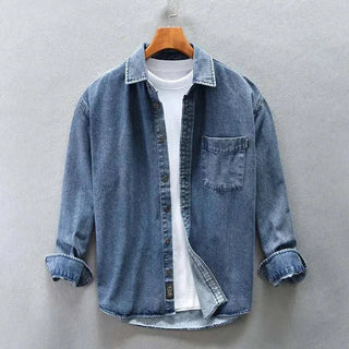 Chemise vintage rétro en denim