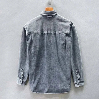 Chemise vintage rétro en denim