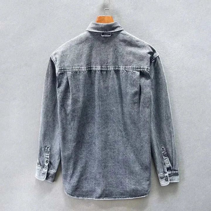 Chemise vintage rétro en denim