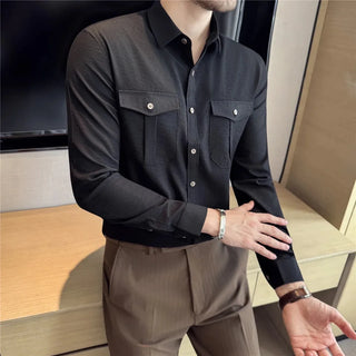 Chemise utilitaire à doubles poches poitrine