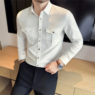 Chemise utilitaire à doubles poches poitrine