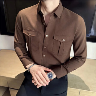 Chemise utilitaire à doubles poches poitrine