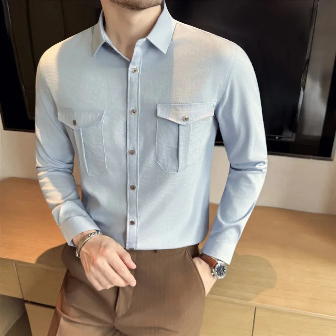 Chemise utilitaire à doubles poches poitrine