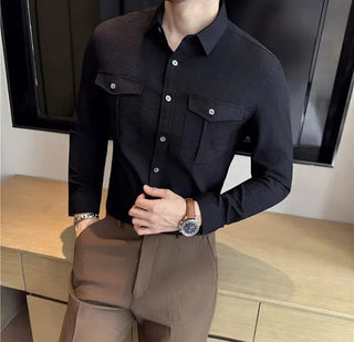 Chemise utilitaire à doubles poches poitrine