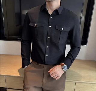 Chemise utilitaire à doubles poches poitrine