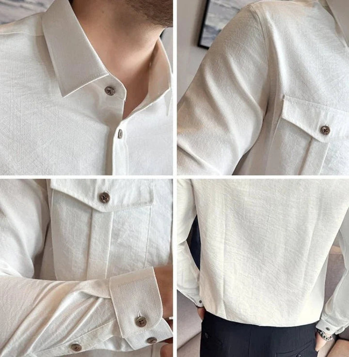 Chemise utilitaire à doubles poches poitrine