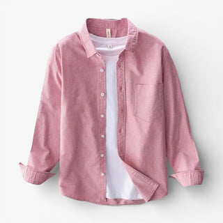 Chemise chic décontractée en coton doux