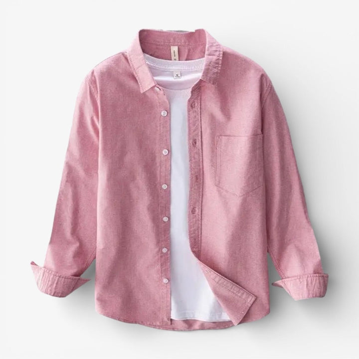 Chemise chic décontractée en coton doux