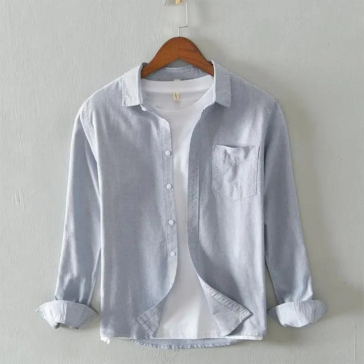Chemise chic décontractée en coton doux