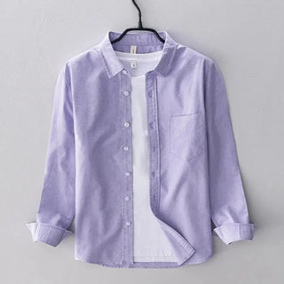 Chemise chic décontractée en coton doux