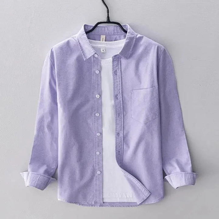 Chemise chic décontractée en coton doux