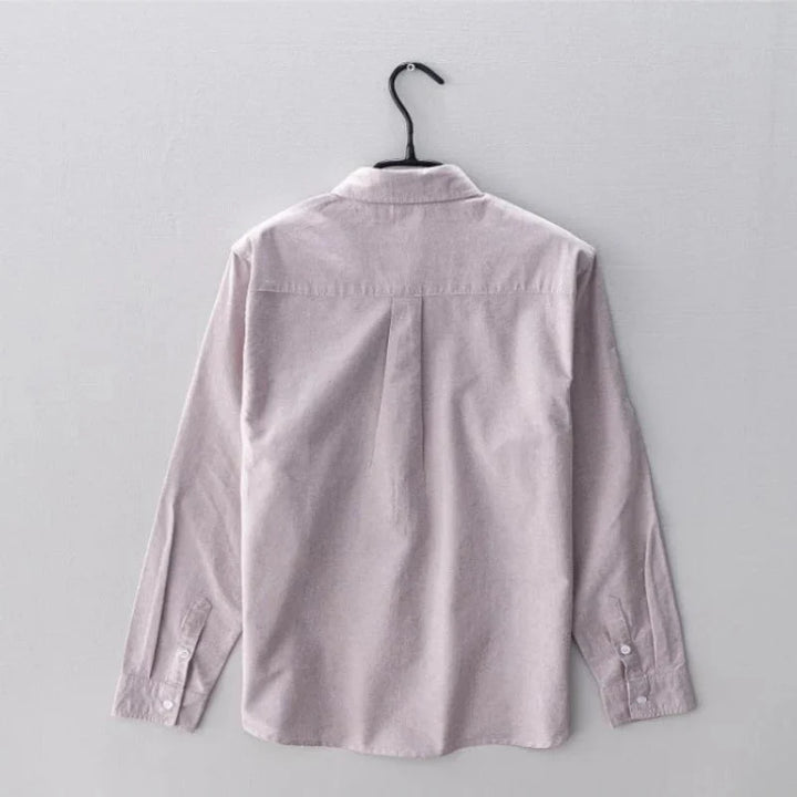 Chemise chic décontractée en coton doux