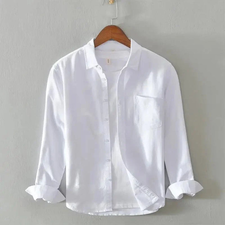 Chemise chic décontractée en coton doux