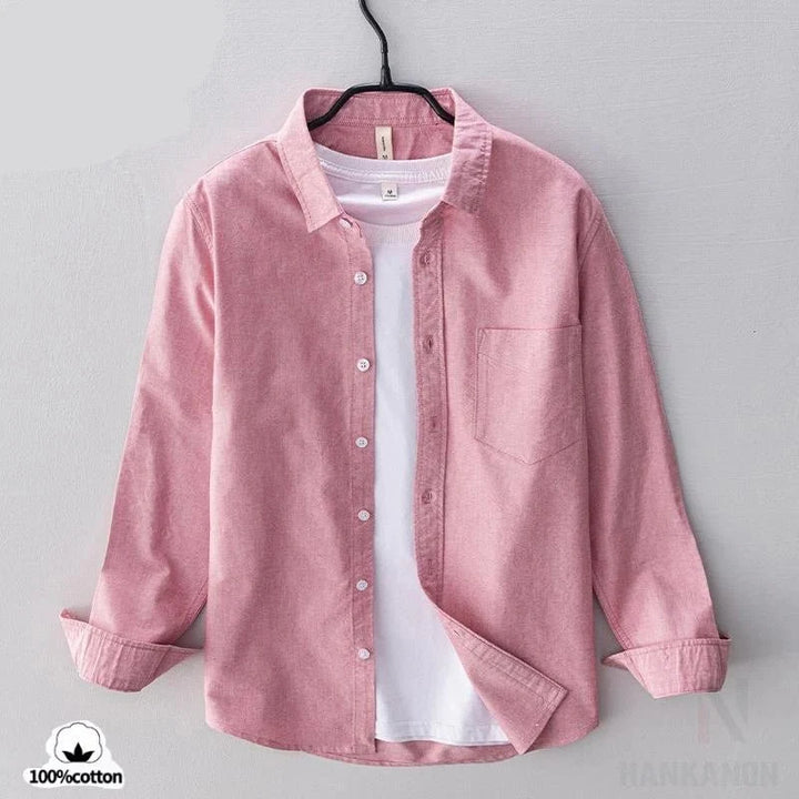 Chemise chic décontractée en coton doux