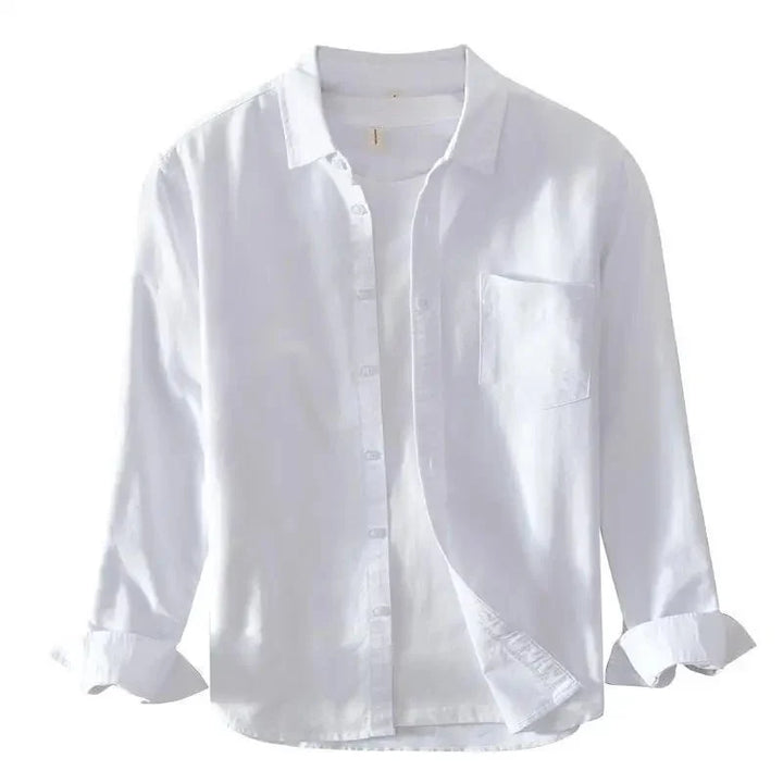 Chemise chic décontractée en coton doux
