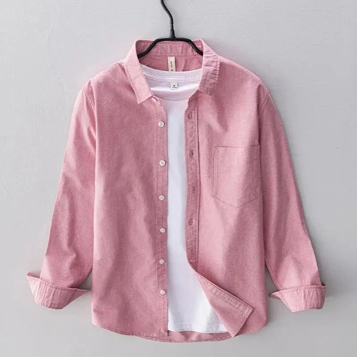 Chemise chic décontractée en coton doux