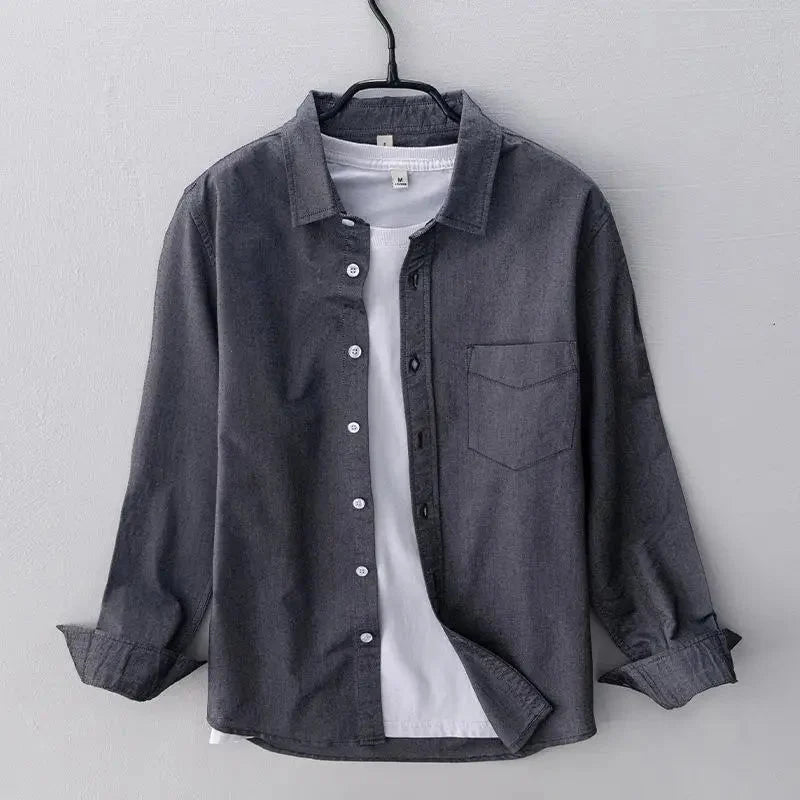Chemise chic décontractée en coton doux
